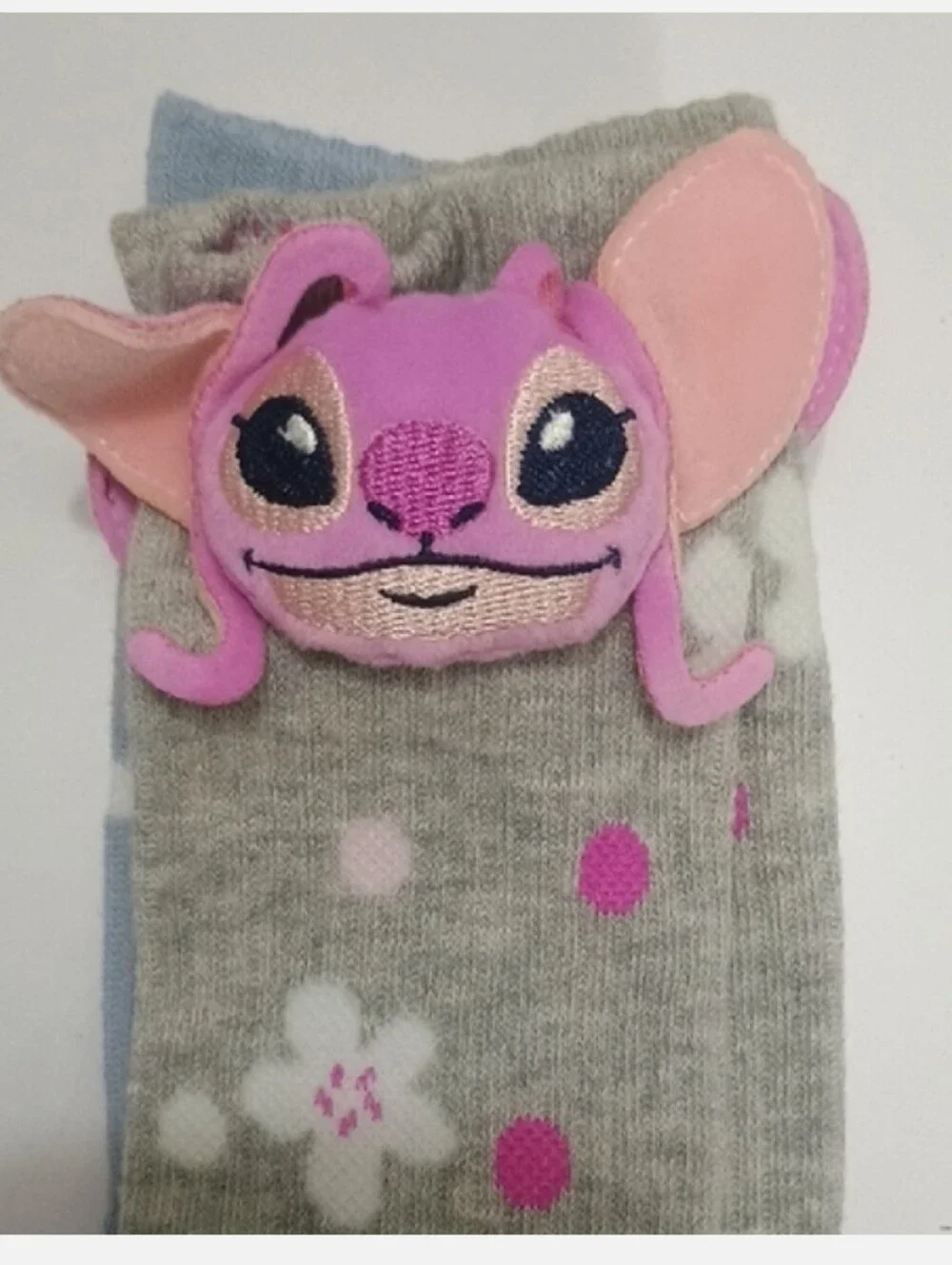 Disney Stitch And Angel Character Crew Socks - 3 Pack